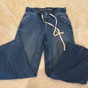 American Eagle 🦅 low rise tie waist